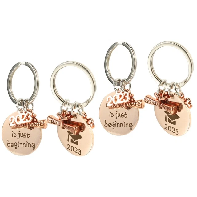 4 PCS Graduation Key Chain 2023 Graduation Keychain Gift Gift Backpack Ornement