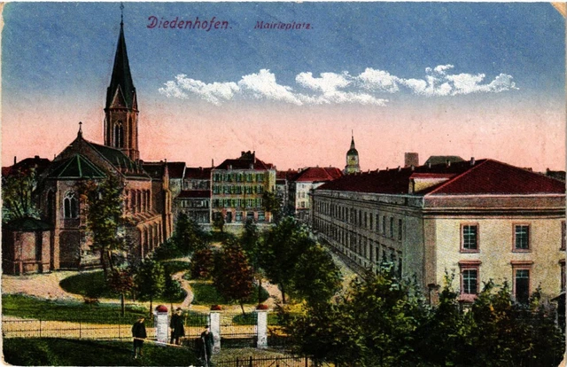 CPA AK DIEDENHOFEN Marienplatz (454783)