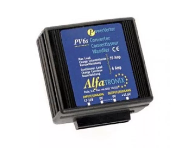 Alfatronix PV6S Convertidor CC-CC 24-12 6A cont/10A interm. 72W