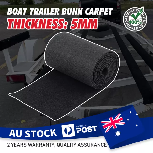 Boat Trailer Bunk Carpet - 4m x 30cm Outdoor Polyester Marine Bunk Carpet