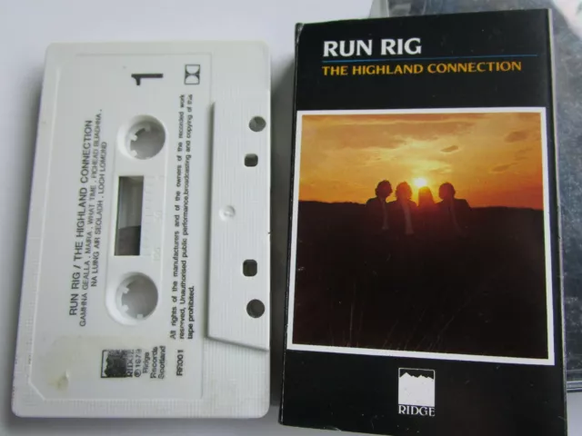 Run Rig The Highland Connection. Ridge Records RR001 Audi Tape Cassette Album