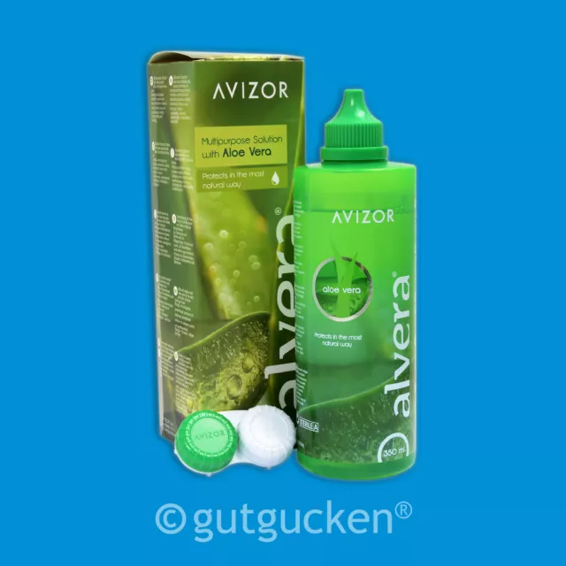 Alvera 2 x 350ml Pflegemittel All in One Kombilösung von Avizor