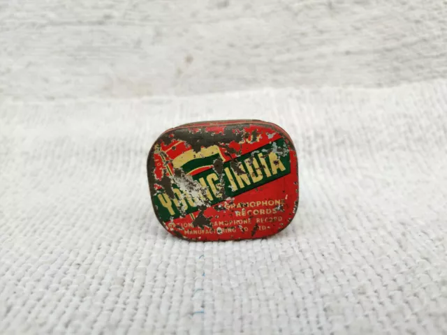 1930s Vintage National Gramophone Co Young India Needles Litho Boxed Tin TB1351