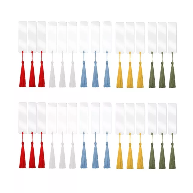 30ir Brioclage Marqueurs de Livres Inachevés ûrDes Glands Colorés Ornements Q4K8