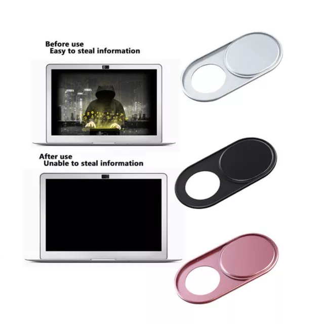 3Pc Webcam Slider Camera Cover Protect Privacy Phone Tablet Laptop Front Came ec