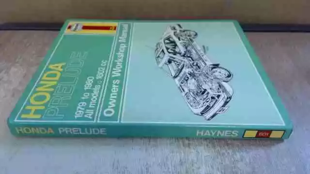 Honda Prelude Owners Workshop Manual, Jones, Ray M., Haynes Publi