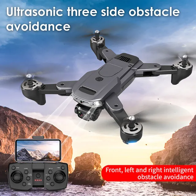 Fold Three Side Obstacle Avoidance Drone Dual 4K Remote Control Aircraft Drone