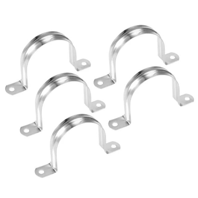 Collier  U serrage conduits Sangle selle Tuyau Clip Acier inoxydable M60 5Pcs