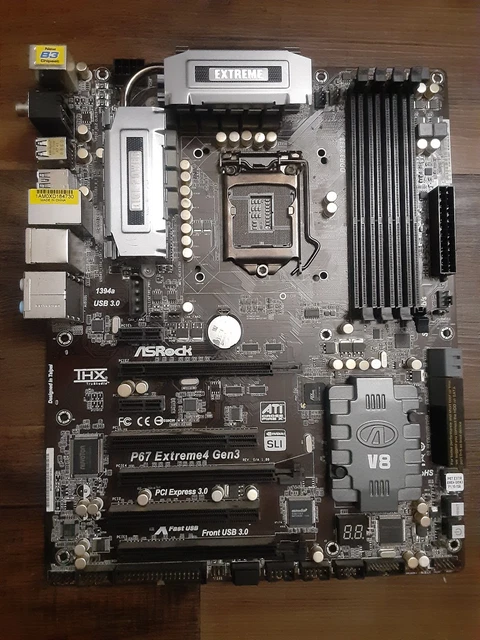 Asrock Micro Atx 2500k Płyta Główna ASRock P67 Pro3 8gb Ram I5