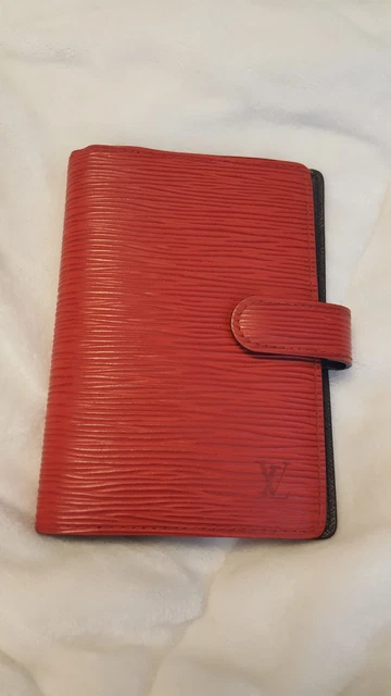 Louis Vuitton Red Epi Leather Small Agenda PM/ Passport Holder