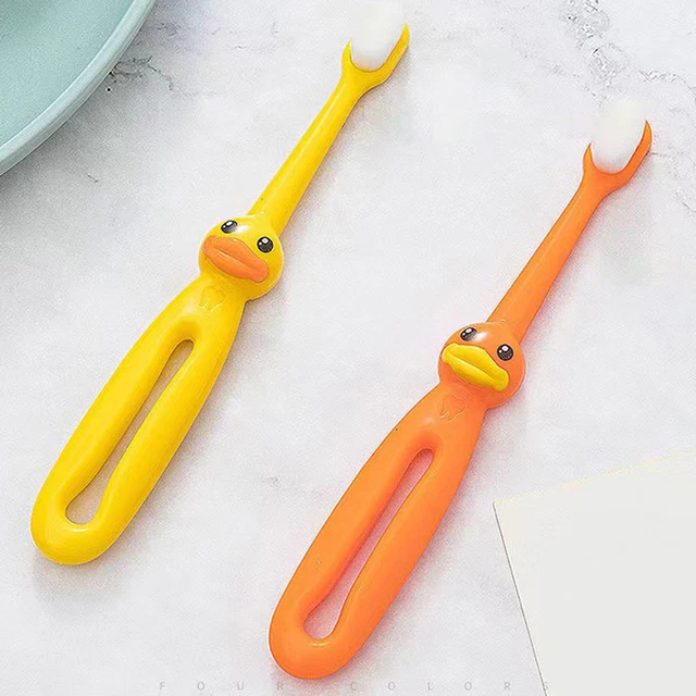 Toddler Toothbrush Smooth Edge Mild Cleaning Baby Manual Teeth Training