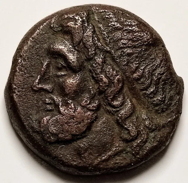 Litra de Hiéron II / (275-215 avant JC) / Poseidon / Trident / Syracuse / Sicile 2
