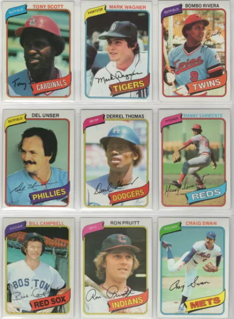 1980 to 2023 Topps Oakland Athletics Team Sets  Pick Your Year