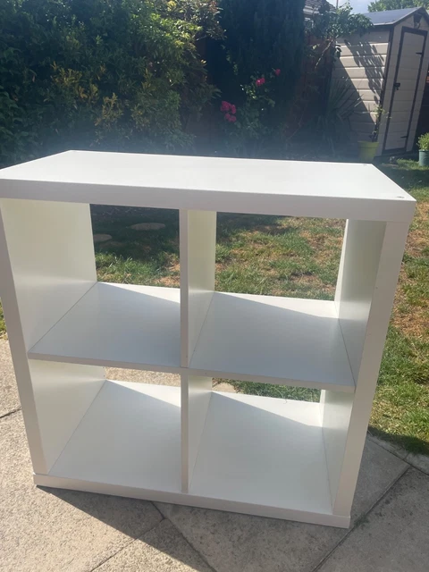 USED IKEA KALLAX Cube Storage Unit 77x77cm / 2 X 2 White £15.69 ...