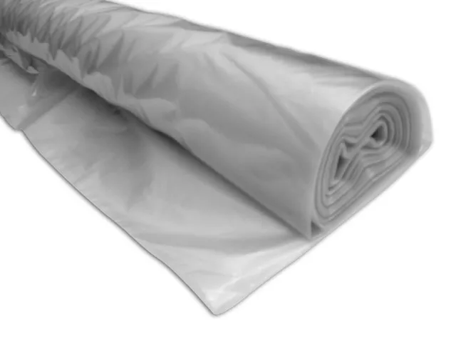 Clear Builders Polyethylen Kunststofffolie Rolle Staubfolie TPS 4m x 25m