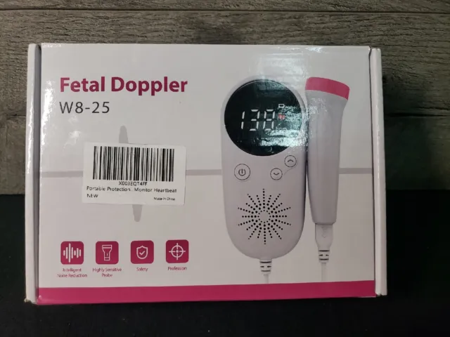 Fetal Doppler W8-25 Ultra Sound Listening Device. NOB