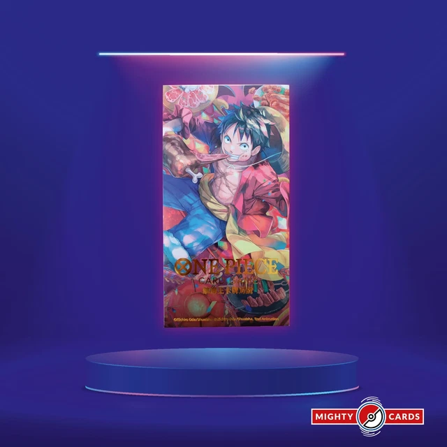 One Piece Card Game Chinese New Year Red Envelope: Promo Card P-001 Featuring Monkey D. Luffy – Holo Super Rare Collectible