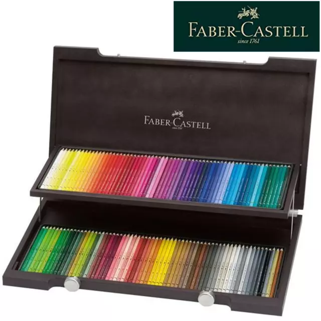 NEW 120 Faber-Castell WaterColour Albrecht Durer Colour Pencils Wooden Case Box