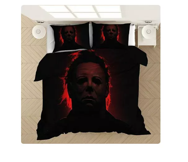 Halloween Gift Idea Michael Myers Horror ver2 Bedding Duvet Cover Set (4pcs)