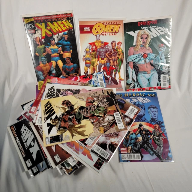 Uncanny Xmen 38 Marvel Comics Lot #463-536 Bundle ACE Annual 2 AUTOGRAPHED BILLY