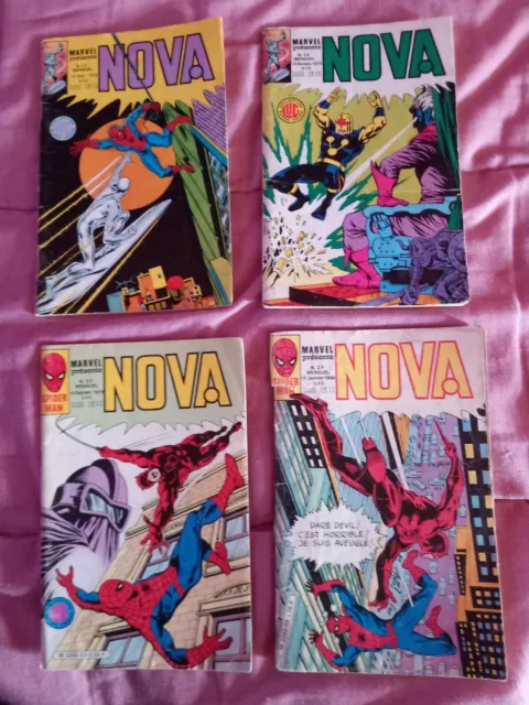 Lot de 4 revues " Nova" N° 21 à 24