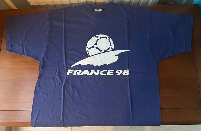 T-shirt Officiel Coupe Du Monde 98 – France, Taille M (neuf Sans étiquette)