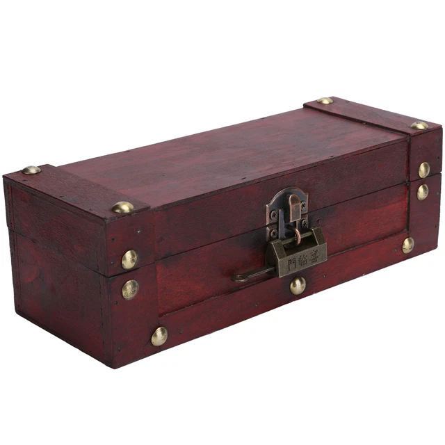 Scatola Di Stoccaggio Vintage Ornamenti Gioielli In Stile Antico Organizzato DB3