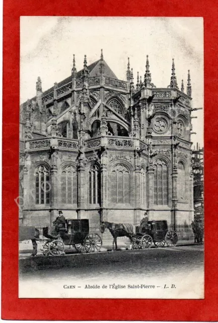 CPA FRANCE CAEN - Abside de l'Eglise Saint-Pierre