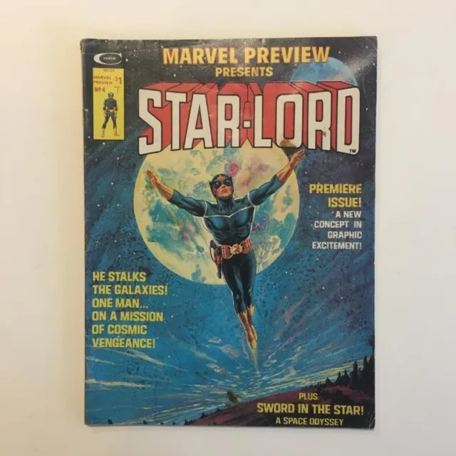 Marvel Preview Presents  #4  STAR-LORD  1st Appearance Marvel Magazine Jan. 1976