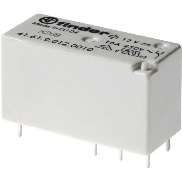 Relais pour circuits imprimés Finder 41.61.9.012.0010 12 V/DC 16 A 1 inverseur