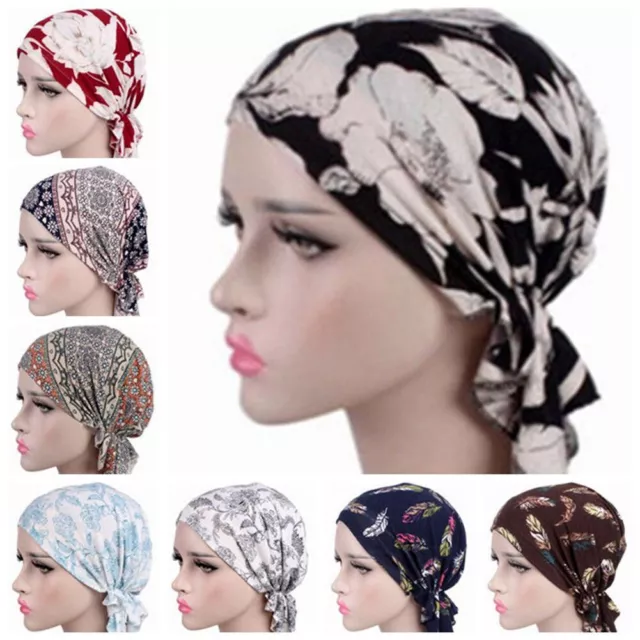 Cappello Turbante Elasticizzato Musulmano Da Donna Cappellino Per Chemio ..