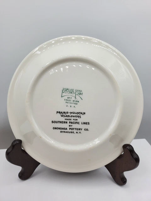 Southern Pacific Lines Railroad Syracuse Prairie - Mountain Wildflowers 3 piece 4