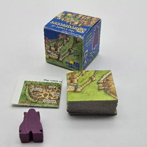 Carcassonne The Count Mini Expansion Rio Grande 2004 COMPLETE, Good Condition