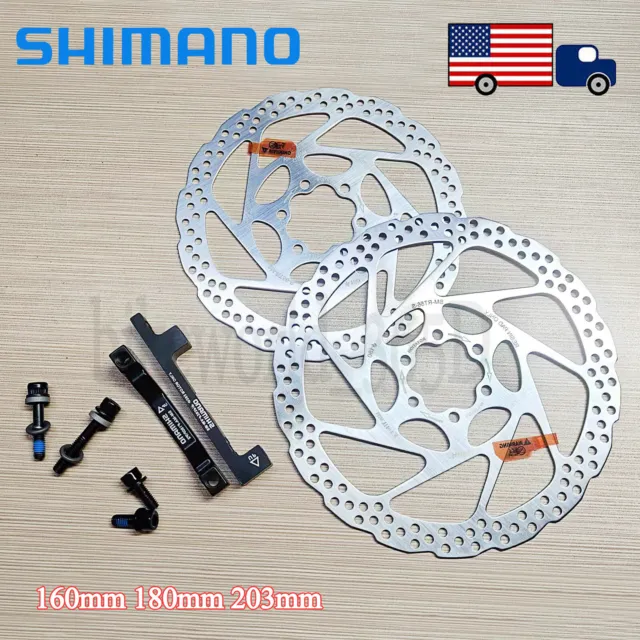 Shimano RT56 6 Bolt Disk Brake Rotor 160 /180 / 203mm MTB Bike Mount PM Adapter