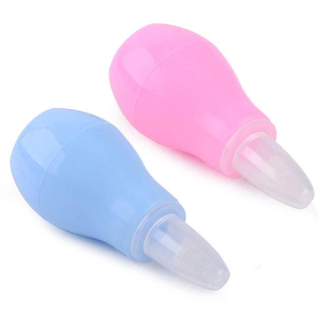 Infant Baby Newborn Nasal Aspirator Vacuum Sucker Nose Mucus Cleaner Snot Pump