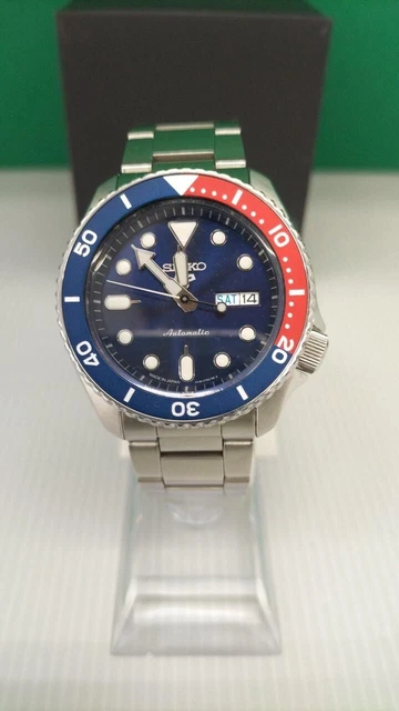 SEIKO 5 Sports SBSA085 4R36-07G0 Pepsi Bezel Navy Dial Automatic Men's Watch #2