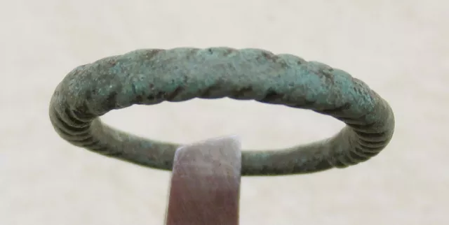 A2 Detector Finds Ancient Viking Nordic Twisted Bronze Warriors Ring