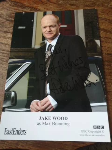 BBC EastEnders Max Branning Hand Signed Cast Card Jake Wood Autograph