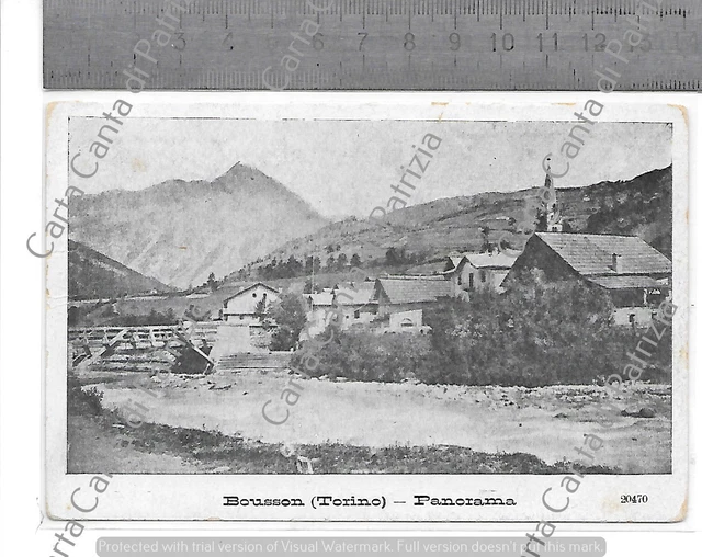 1917 - Bousson - Panorama - Cesana -