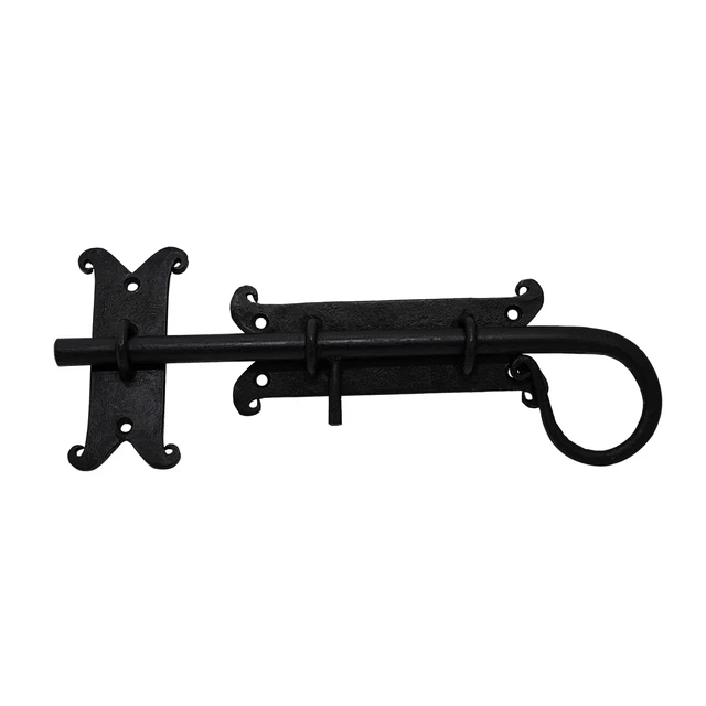 Cast Iron Door Latch Black Safety Lock Gate Latch Vintage Retro Door Hardware