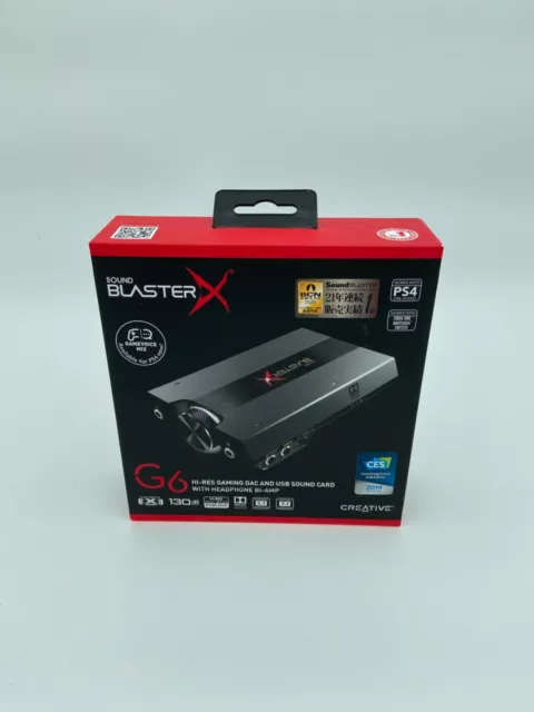 Creative Sound BlasterX G6  Amplificateur et DAC externe Gaming HD 7.1