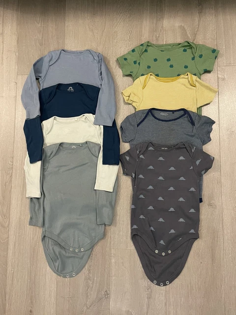 Pacchetto di abbigliamento bambine 12-18 mesi a maniche corte e lunghe neonato cresce