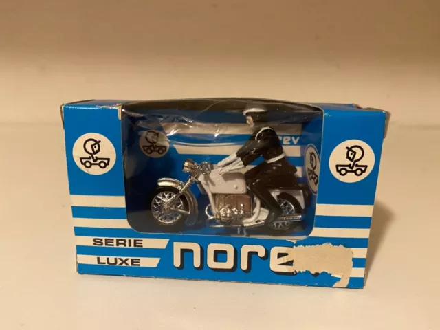 Norev Plastique Ancienne Moto Bmw 750 Police N° 239-Idem Minialuxe/Gégé/Cofalu