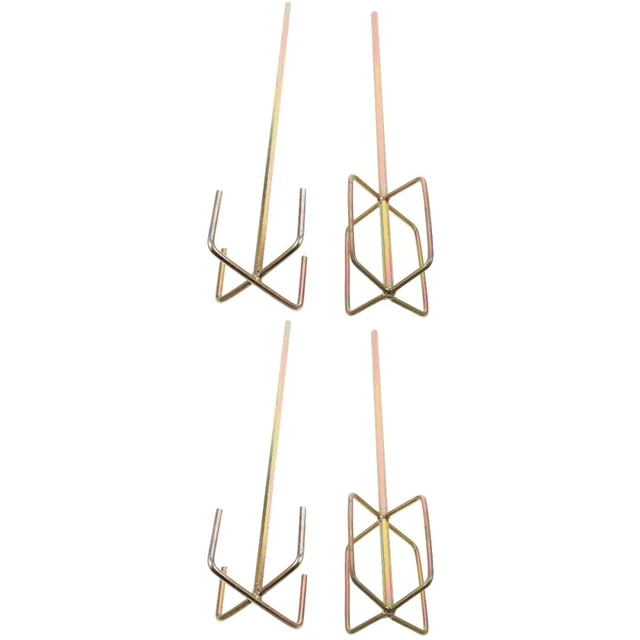 4 piezas varilla de mezcla de pintura mezcladora de lechada mezcladora de barro paleta agitadora