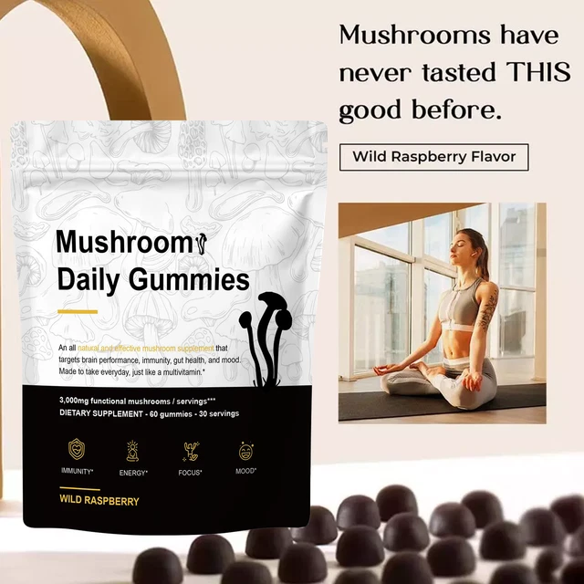 Known Tasty Multi Mushrooms Gummies - Lion's Mane, Cordyceps - View #2
