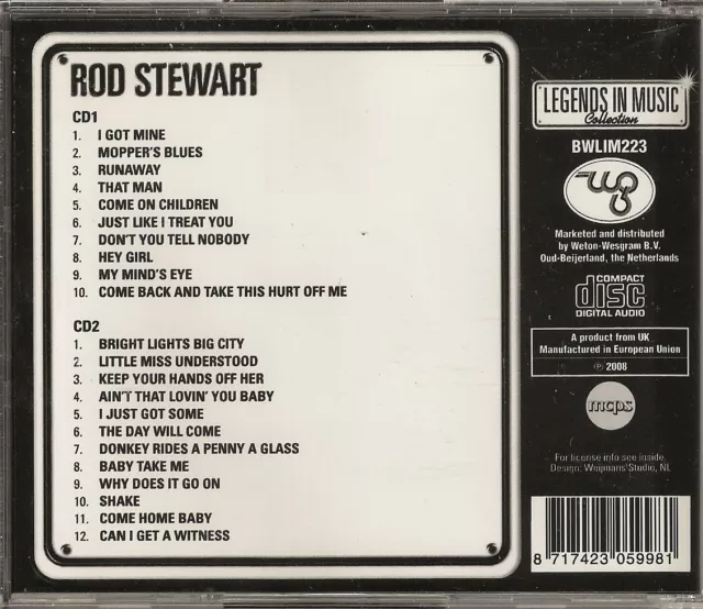 Rod Stewart (2Cd 2008) Legend In Music ░▒▓█▄▀▄▀▄▀▄▀ 2