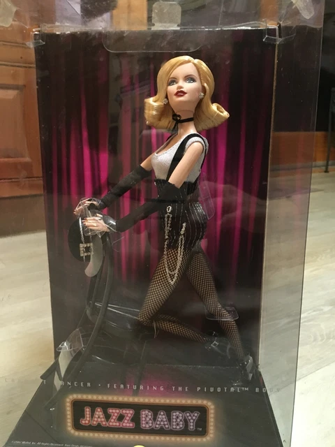 Jazz Baby Cabaret dancer BLONDE Barbie doll, Pivotal Body, 2007 Gold Label L6249