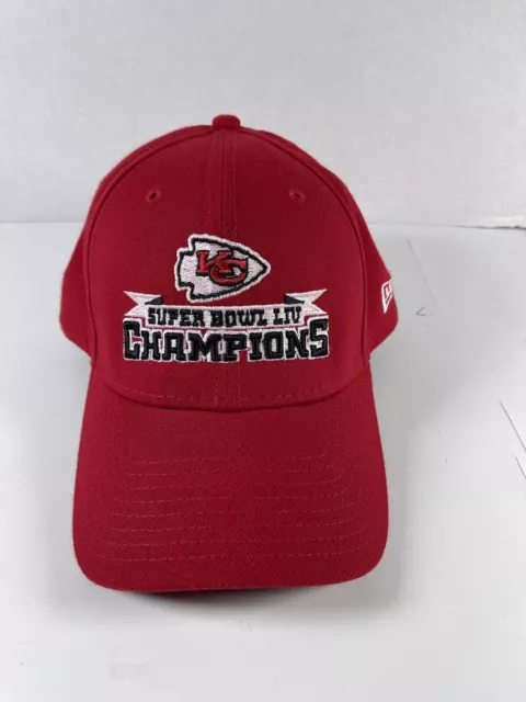 New Era XL Fitted Stretch Kansas City Chiefs Super Bowl 54 LIV Champions Hat Cap