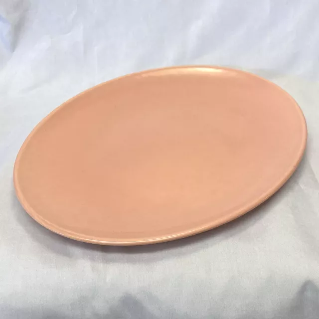 Vintage Edwin Knowles Accent Peach 12" Oval Serving Platter