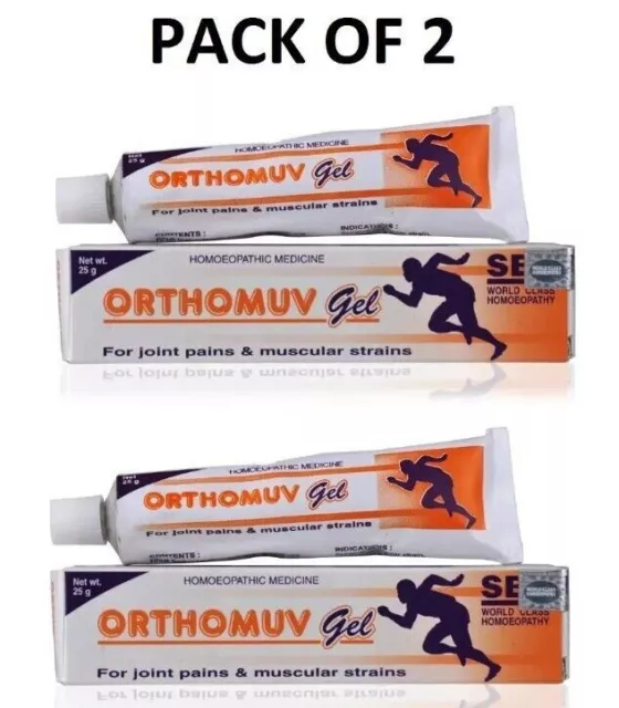 SBL SBL Orthomuv Gel For Joint Pains Pack Of 2- 25 gm Each